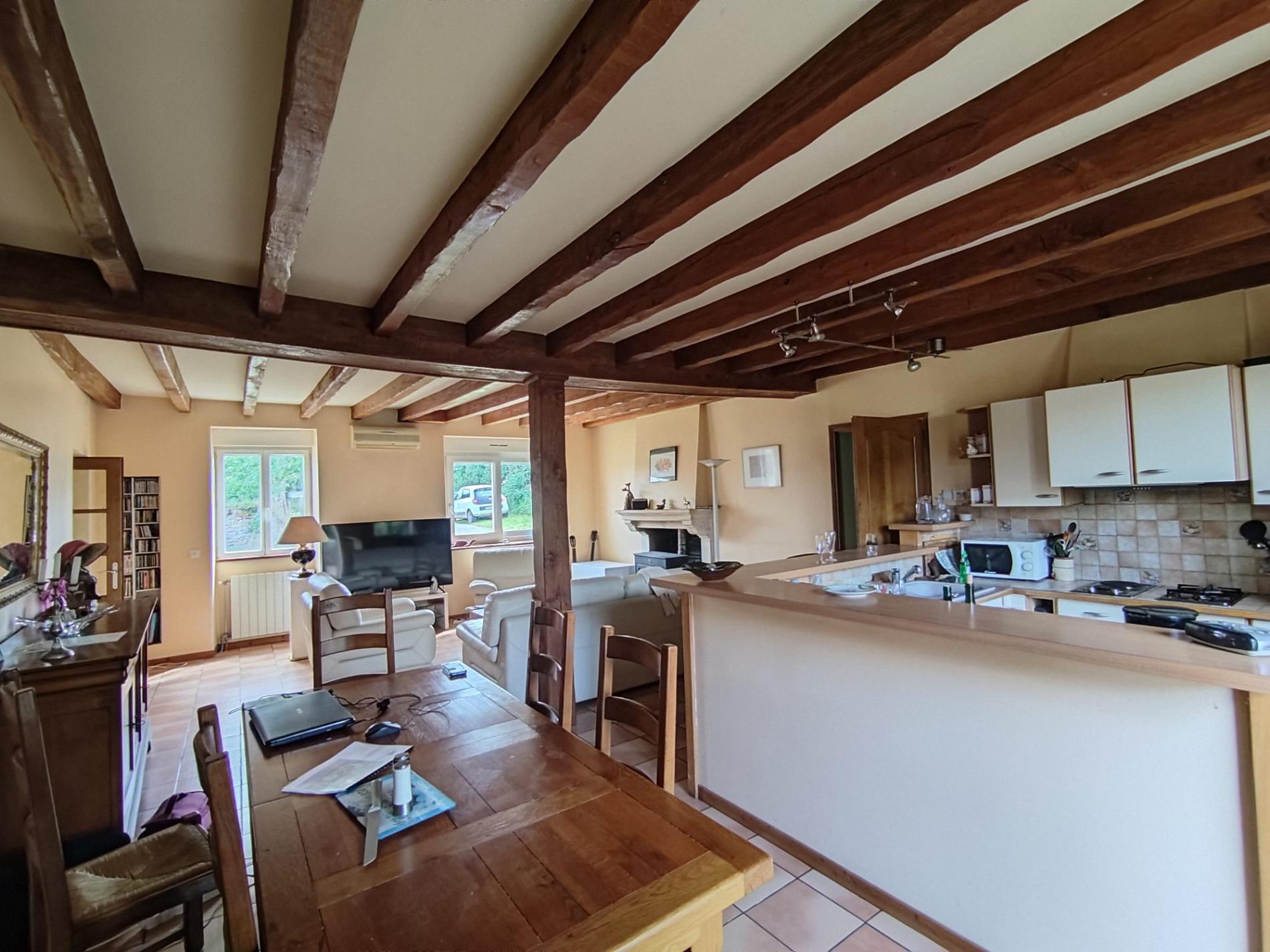 Maison de campagne avec grange à Porteau sur plus de 3ha !