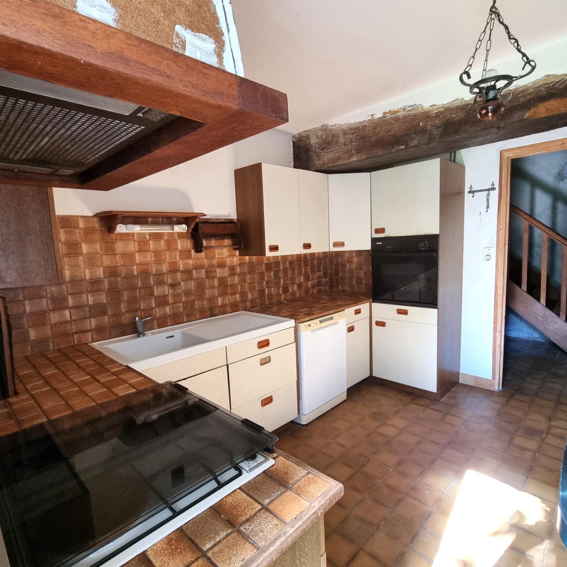 Maison avec grange à porteau !