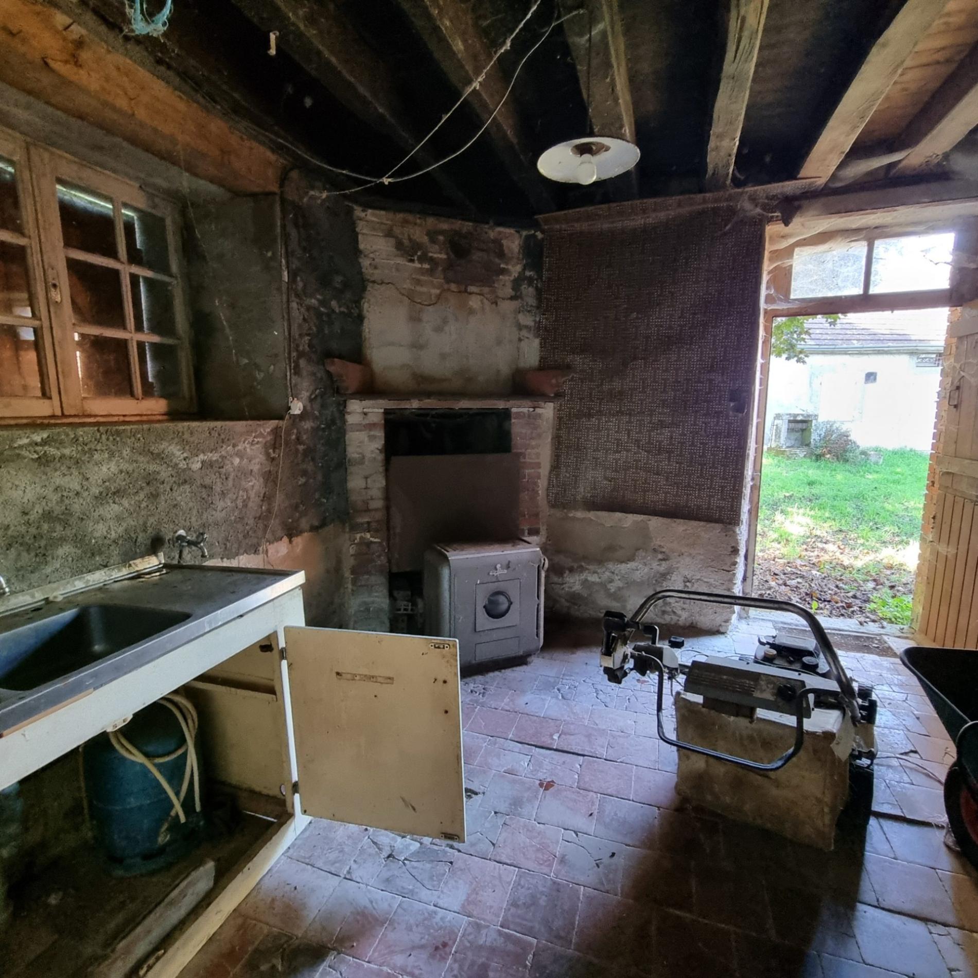 Maison avec grange à porteau !