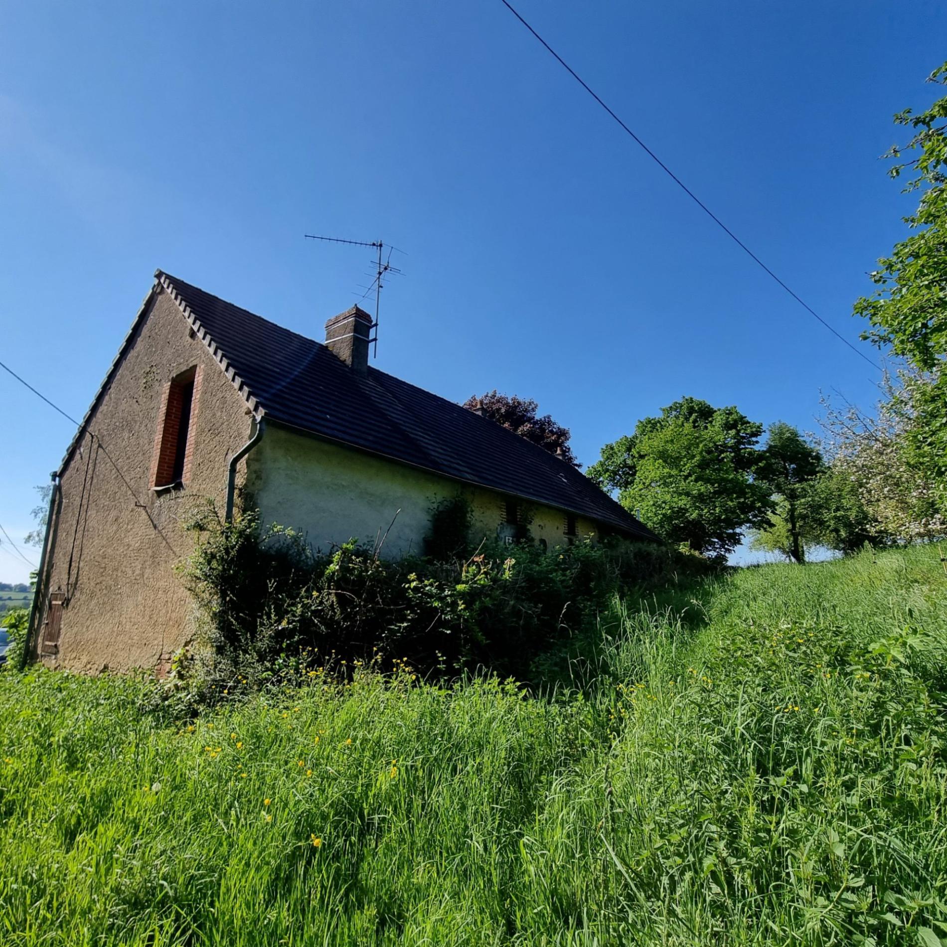 Maison avec grange à porteau !
