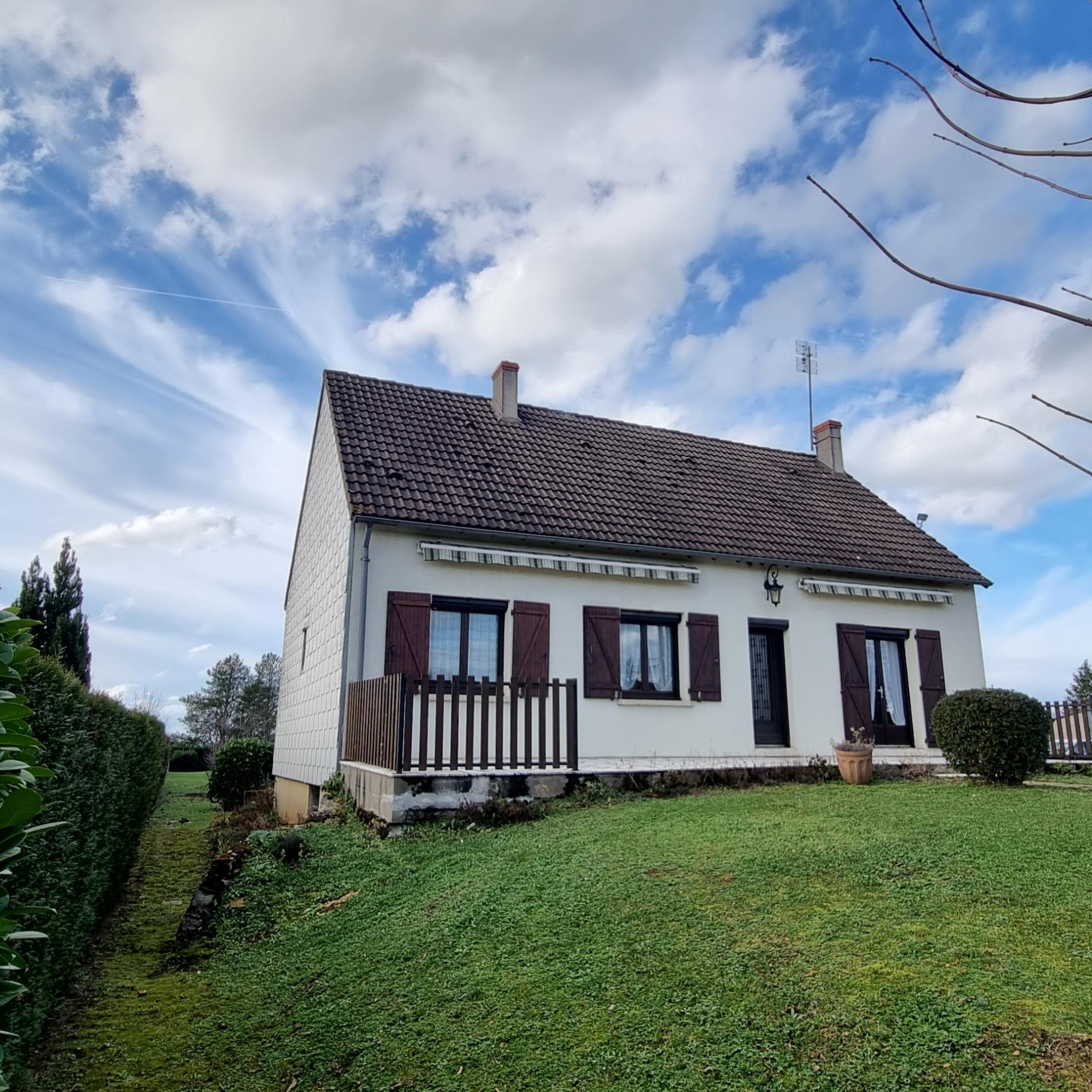 Pavillon de plain pied sur sous sol complet !