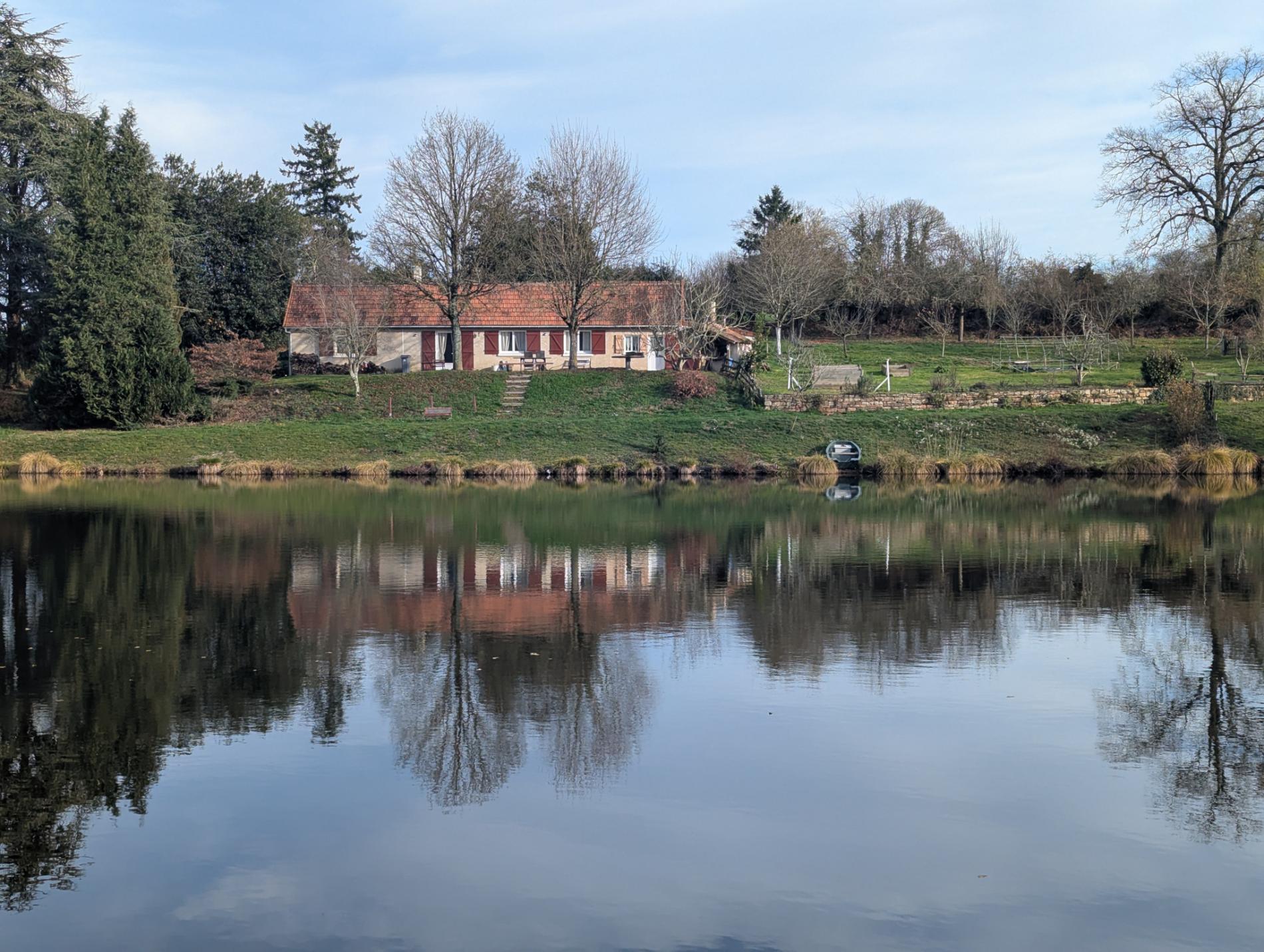 Maison de campagne avec étangs !