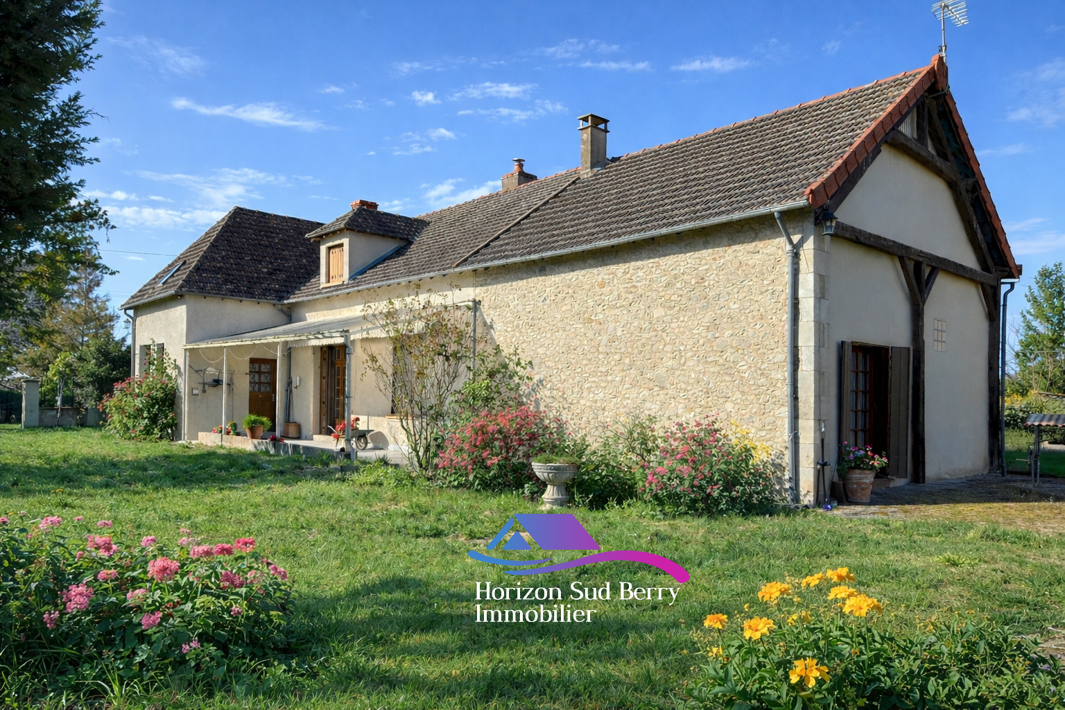 Maison de campagne avec dépendance sur 14ha !