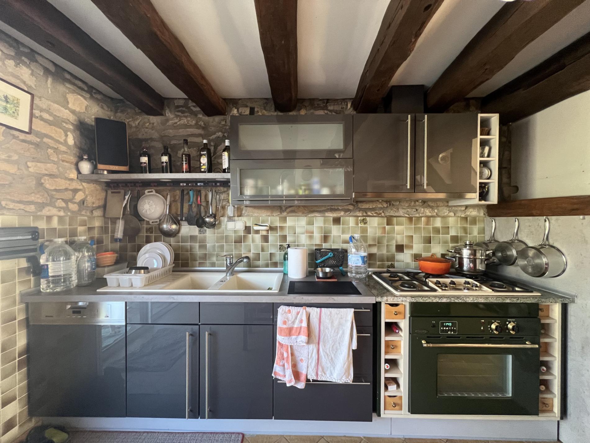 Maison d'habitation avec jardin